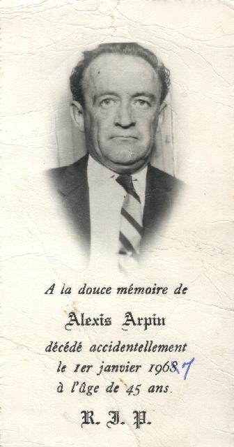 arpin anita 1926 2012 86 alexandre pelchat leon arpin eva